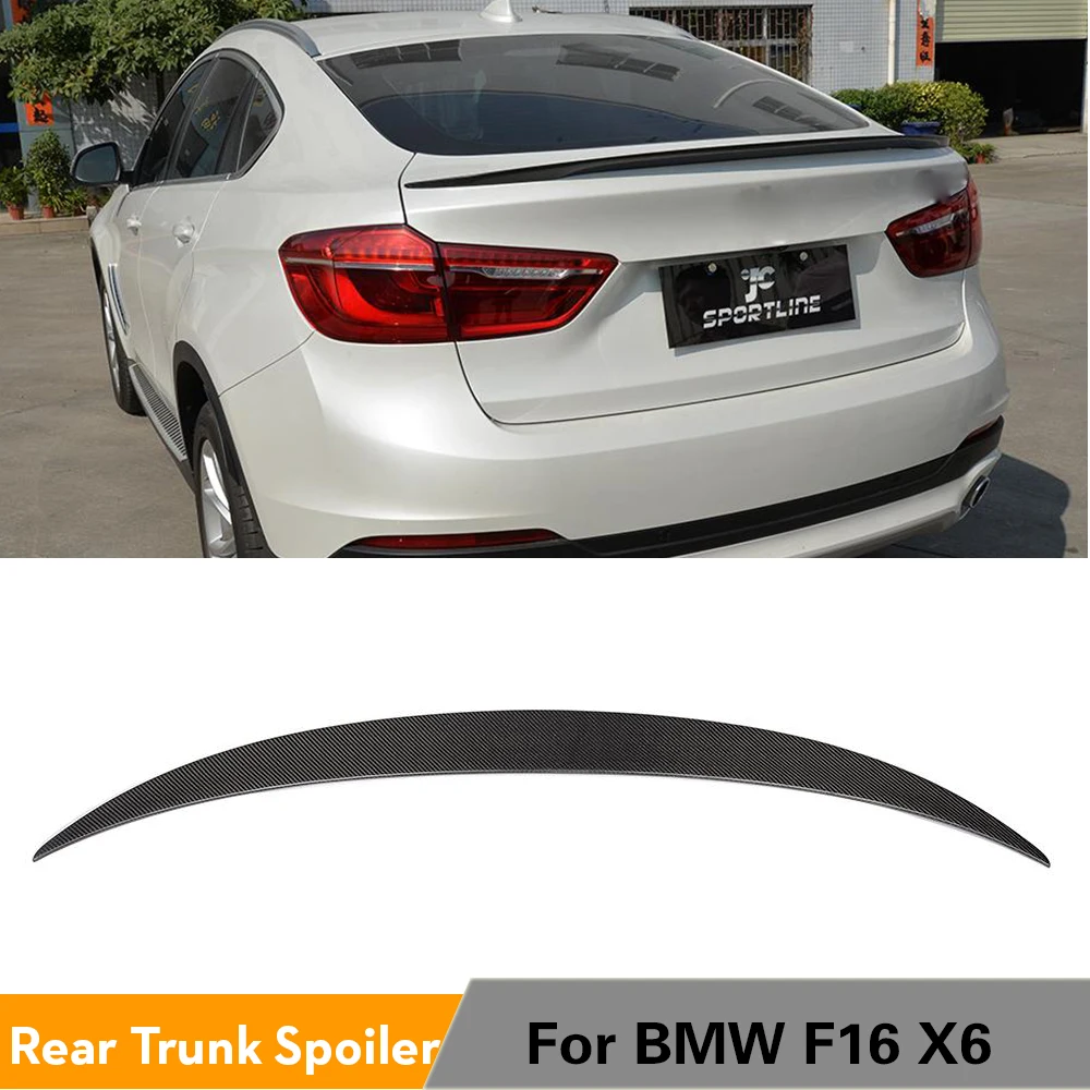 Задний спойлер из углеродного волокна для BMW X6 F16 xDrive Series SUV Base and M Sport 2015