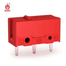 8 шт. Kailh микро-переключатель 60 м жизнь игровая мышь микро-переключатель 3 Pin Красная точка используется на компьютере мыши Левая Правая кнопк...(China)