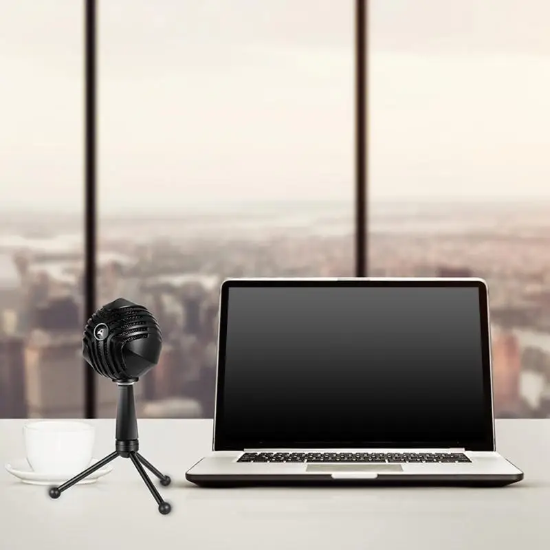ABS USB Конденсатор Запись микрофон для ноутбука или Windows, студия записи вокала голоса через YouTube
