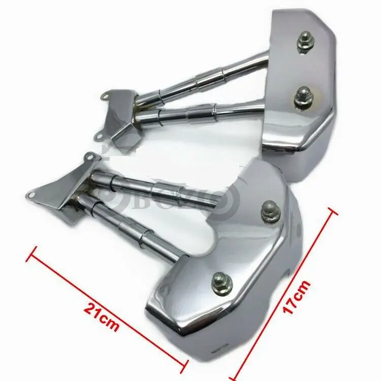 Engine Rocker V-Twin Cover for Honda Shadow Steed VT400/600 VLX400/600 Chorme Silver / Black