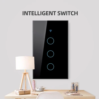 

Voice control switch customized smart WIFI mobile phone remote control voice control switch