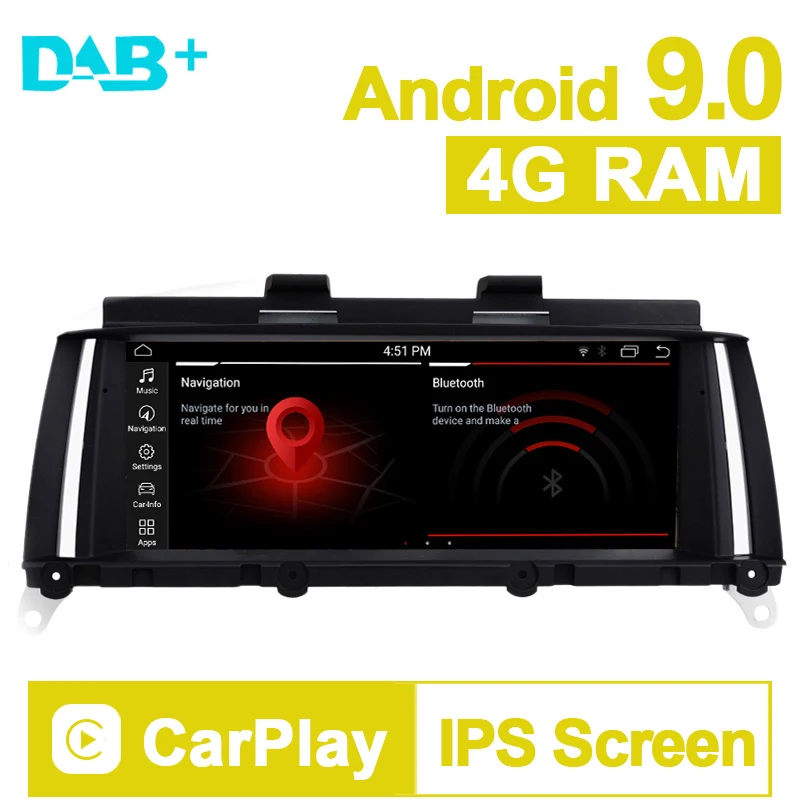 Flash Deal PX6 8.8 inch 32G ROM Android 9.0 Auto Player GPS Navigation System Media Stereo For BMW X3 F25 for BMW  X4 F26 with NBT System 0