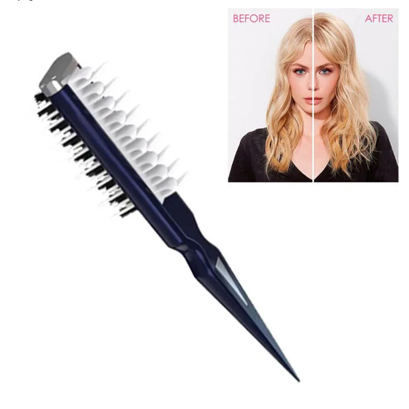 

New instant curly hair comb hairstyle fluffy shark fin comb professional hair style smooth comb ladies men Volumia Style Comb