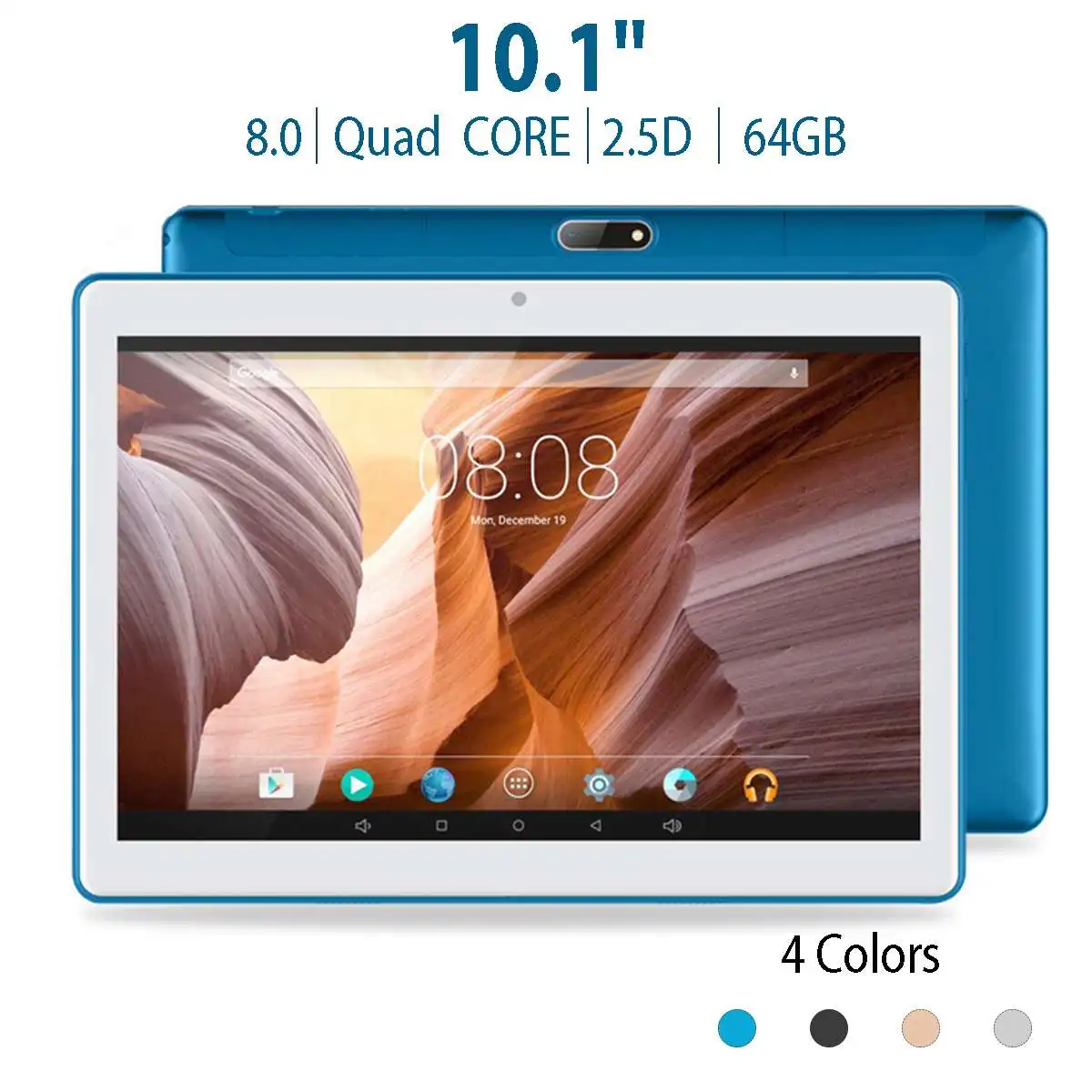 

2019 NEW Android 8.0 tablet PC 8-core 10.1 inch 2560 * 1600 Screen resolution WiFi GPS bluetooth 4.0 Digital Tablets
