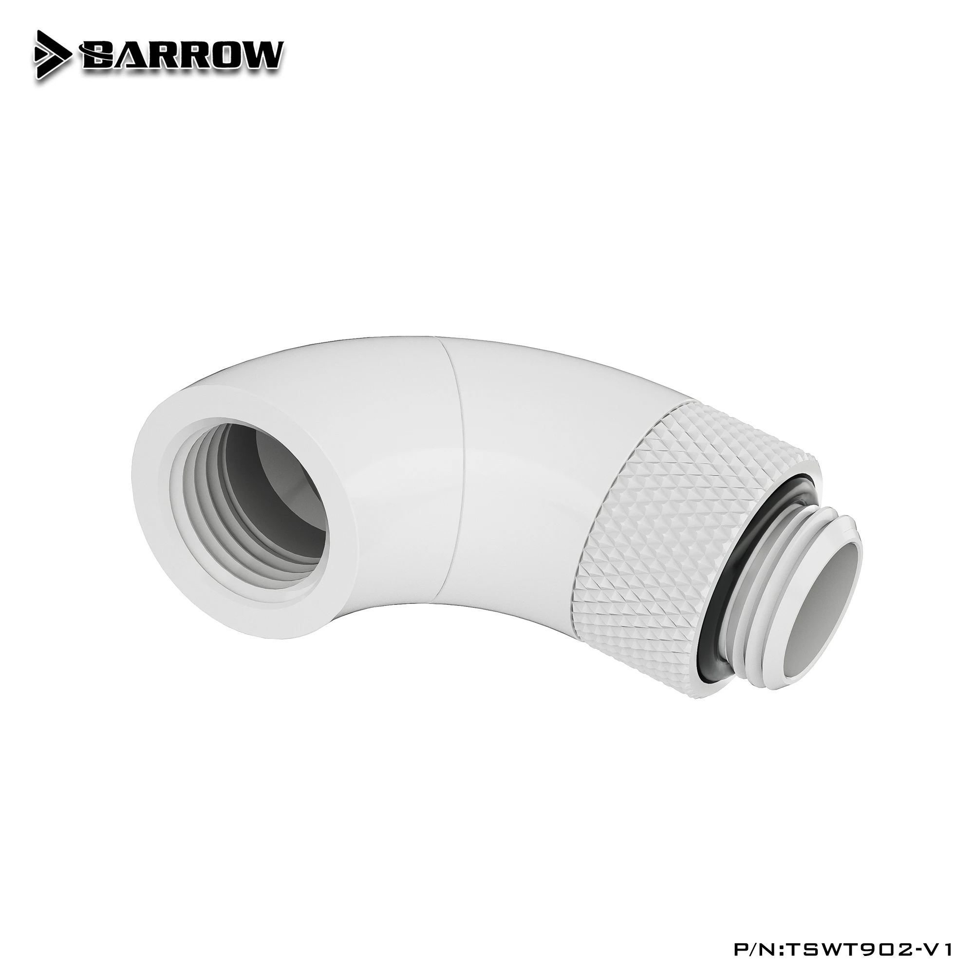 BARROW G1/4 дюйма резьба 90 градусов вращающийся фитинг адаптер Вращающийся на