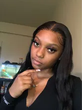 Peluca Frontal de encaje para mujeres negras, cabello humano brasileño con onda de encaje Frontal de 13x4 de 30 pulgadas con cierre de onda de encaje, 360