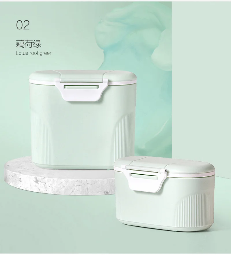 Baby Formula Milk Storage Infants Formula Food Dispenser Milk Container Food Box Feeding Powder Kids Portable for PP Storage Box