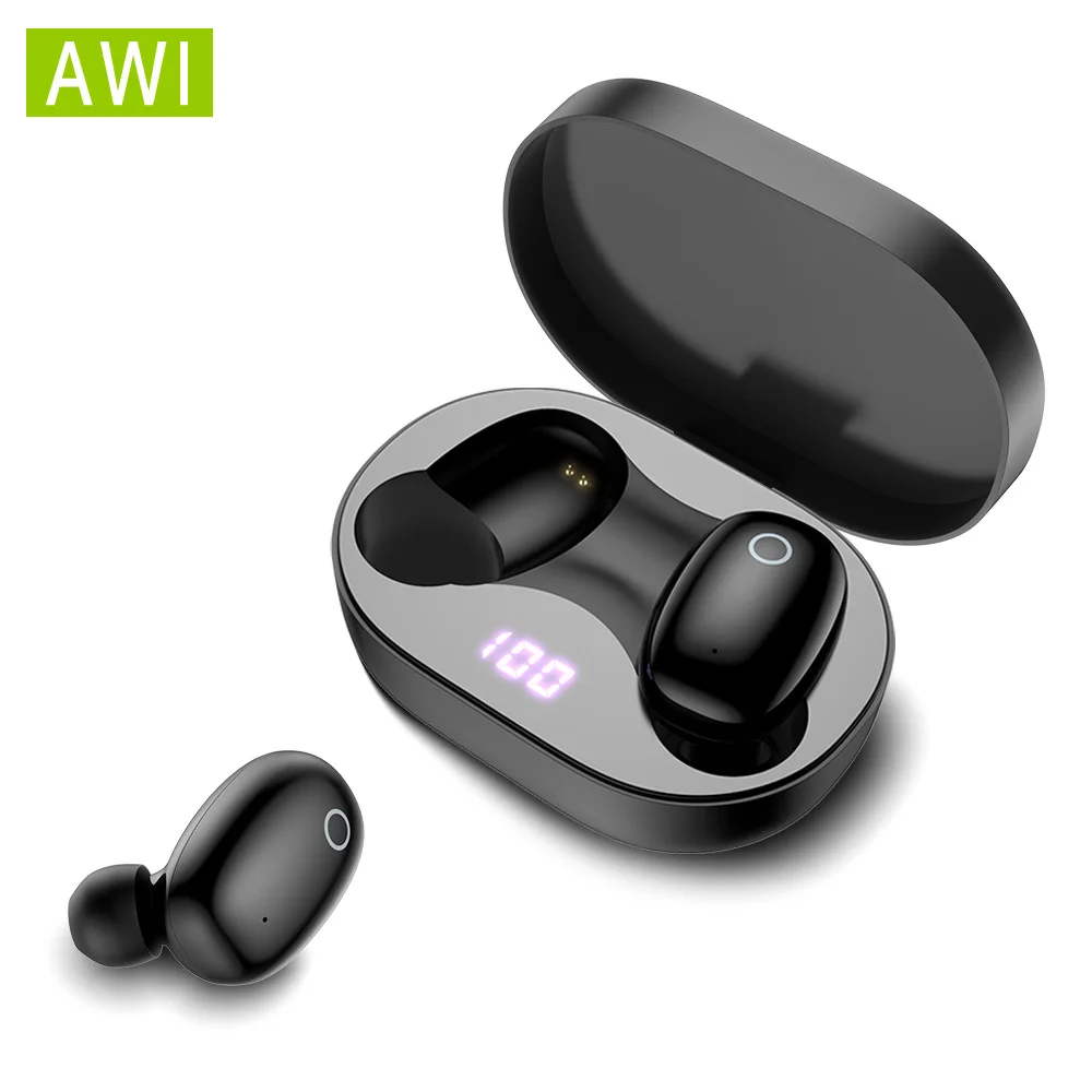 Наушники AWI W2 TWS Bluetooth 5 0 сенсорное управление Спортивная музыка беспроводные