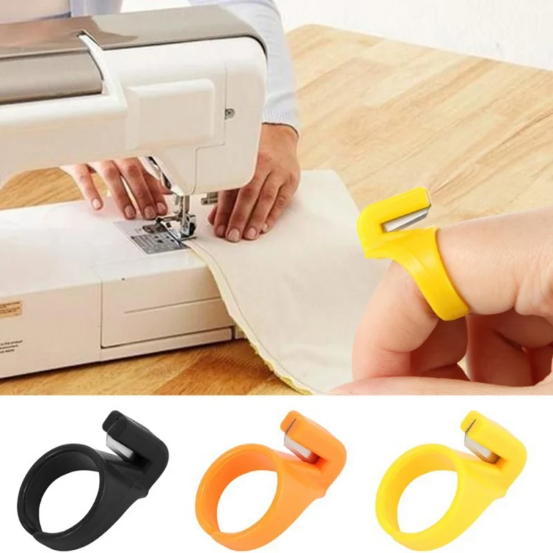 

3Pcs Finger Blade Needle Craft Home Plastic Thimble Sewing Ring Thread Cutter DIY Household Sewing Machine Accessories Supplies