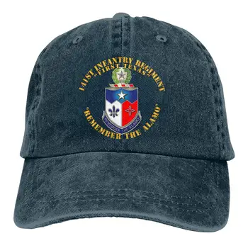 

141st Infantry Regiment - Remember The Alamo Neutral Adjustable Baseball Cap