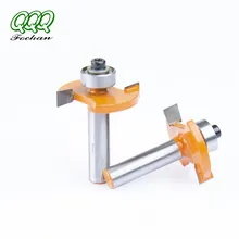 1pc 8mm tige t-sloting routeur peu avec roulement bois fente fraise T Type Rabbeting boiserie outil pour bois