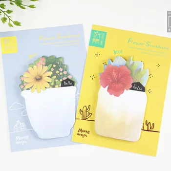

Kawaii Natural Bonsai Notes Memo Pad Note Office Planner Label Paper Stationery School Supplies