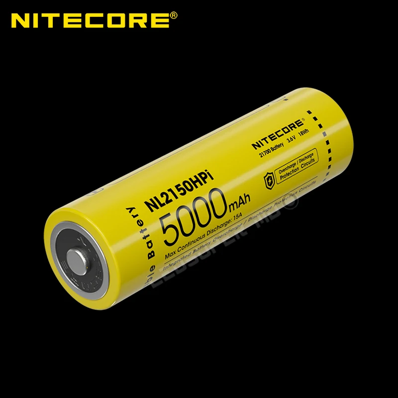 Аккумуляторная батарея NITECORE NL2150HPI 5000 мАч 21700 | Лампы и освещение