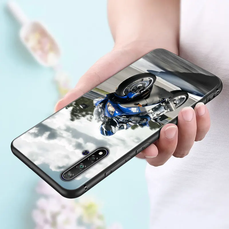 Черный силиконовый чехол moto внедорожный мотоцикл для huawei Nova 5 3i P Smart Z Plus P30 P20 Pro P10 P9 Lite Plus чехол для телефона