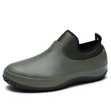 Men Slip On Resistant Oil-proof Kitchen Shoes Chef Multifunctional Restaurant Garden Waterproof Safety Work Medical Shoes