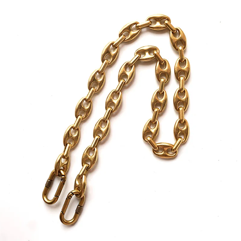 

Bag Parts & Accessories Golden Silvery Handbag Purse Coarse Chain Decoration Replace Chains Short Shoulder Strap