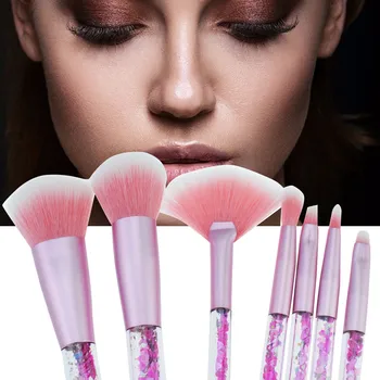 

7PCS Make Up Foundation brush Nylon eyeshadow eyebrow eyeliner soft Cosmetic Brushes Eye Shadow pinceis de maquiagem J316