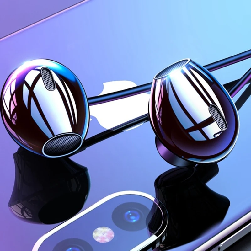 

KISSCASE Wired Earphone For Phone iPhone Xiaomi MI Samsung Huawei Headset In-Ear Earphone With Mic In Ear Buds Earbuds Earpiece
