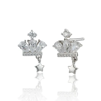 

Luxury Earrings for Women Silver 925 diamond Wedding Statement Jewelry