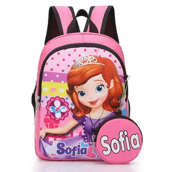

Elsa Princess Beauty Girl Baby Children Kindergarten Nursery Elsa School bag Bagpack Schoolbags Canvas Kids Student Backpacks