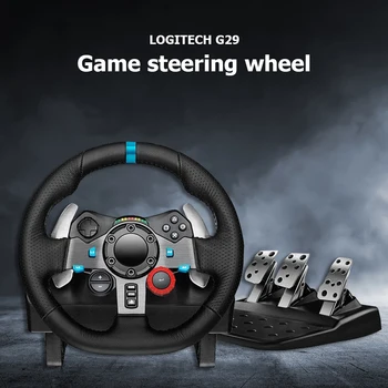 

Logitech G29 Driving Force Dual-Motor Feedback Racing Wheel with Responsive Pedals for PS4 PS3 PlayStation 4 3 PC