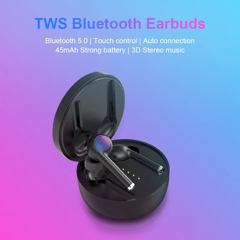 Беспроводные наушники Bluetooth 5 0 TWS стерео звук басы вкладыши гарнитура для