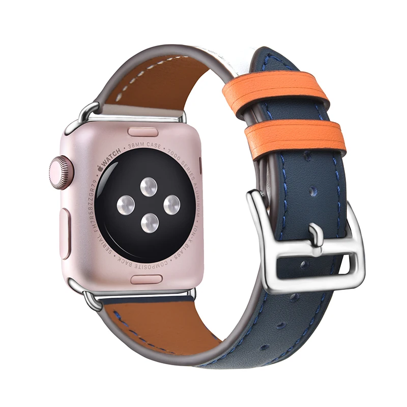 

High quality Leather loop for Apple Watch Band Series4 3/2/1 Sport Bracelet 42 mm 38 mm Strap For iwatch 5 Band 40mm 44mm