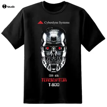 

Mens Terminator T800 Endoskeleton Skynet Cyberdyne Systems Movie T Shirt Retro