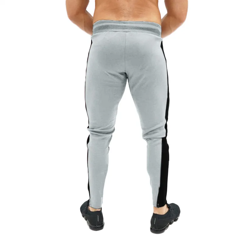 sweatpants treino de fitness marca faixa calças nova moda masculina outono