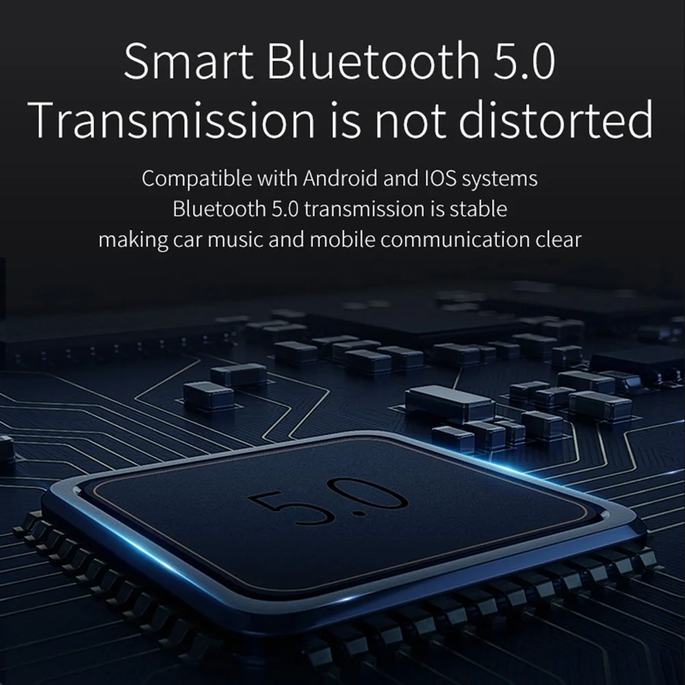 Bluetooth ручной автомобильный комплект беспроводной fm-передатчик 7 цветов светильник Автомобильный MP3 адаптер Быстрая зарядка QC3.0 двойное автомобильное usb-устройство для зарядки телефона