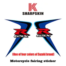 For Suzuki GSX R600 GSR 750 K6 2006 2007 GSX R 600 GSX R 750 GSXR600 GSXR750 Motorcycle Side Stickers Moto Part Body Decals