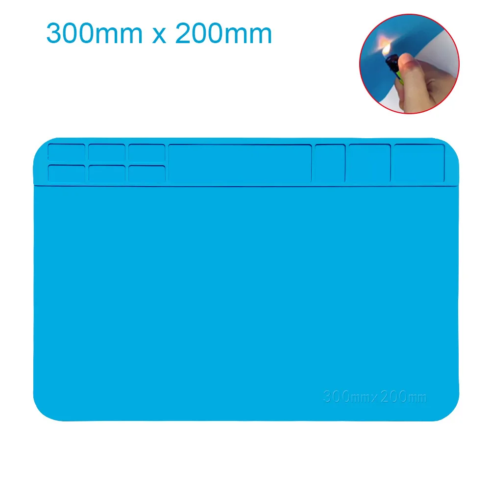 Tapis de Soudure Antistatique en Gel 40x30cm - Protection pour Réparation Électronique