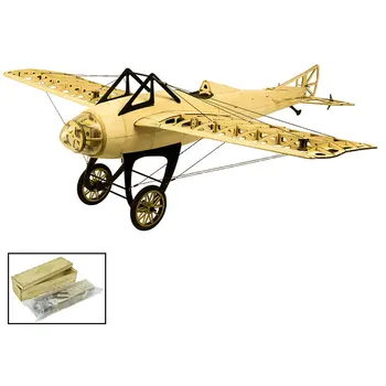 

S2204 Balsa Wood RC Airplane 1000mm Wingspan Electric Powered Unassembled RC Aircraft PNP Version with Motor ESC Servo DIY Toys