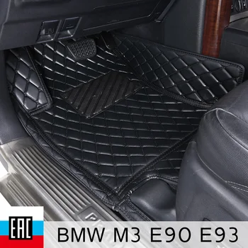 

car floor Mats For BMW M3 E90 E93 2008-2013 floor mat special order car accessories interior made in irkutsk car cover