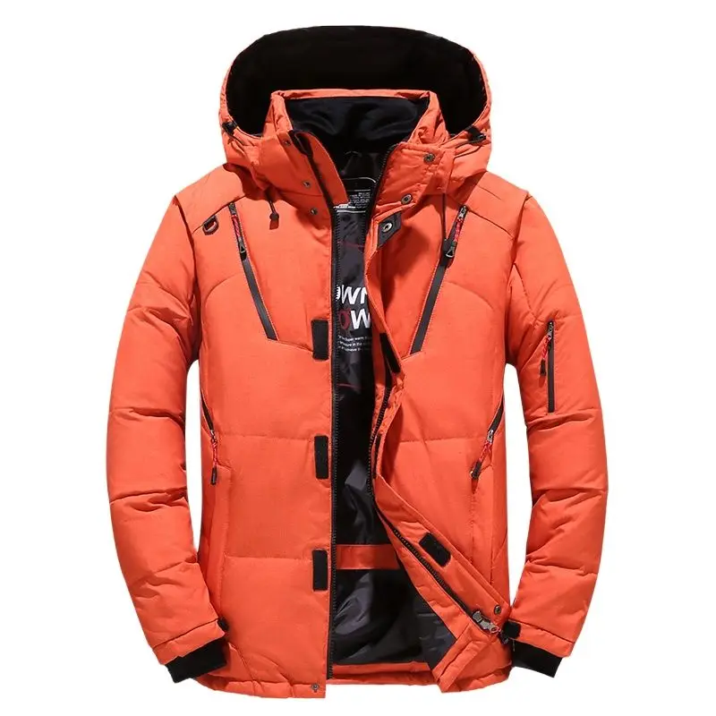 Down Jackets Men Winteroutwear Thick Warm Snow Parka Fashion Warm Parkas Down Coats Casual Man Outdoor High Quality Down Jackets down jackets men winter jacket men fashion thick warm parkas fur white duck down coats casual man waterproof down jackets