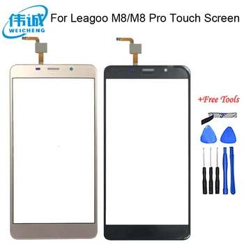 

WEICHENG For Leagoo M8/M8 Pro Touch Screen 100% New Digitizer Touch Glass Panel Replacement For Leagoo M 8 Smart Phone