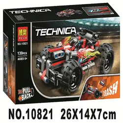 10821 Technic Bash 42073 совместима с блочным набором машинка с инерционным механизмом строительные кирпичные игрушки для детей 139 шт