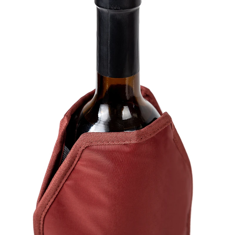 Sleeve Cooler Bag For Wine Champagne With Elastic Band Home Party Outdoor Barbeque Picnic Wine Chiller Cooler Bag Drink Cooler Wine Cooler Sleeve