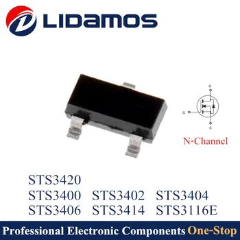 

3000PCS N-Channel 20V 30V STS3116E STS3414 STS3400 STS3402 STS3404 STS3406 STS3420 SOT23 Made in China High quality Mosfets