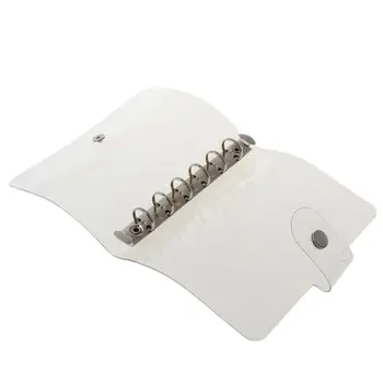 

A5 A6 A7 PVC Rainbowlaser Transparent Notebook Diary Cover Glitter Loose leaf Note Book Planner Clip Office Supplies