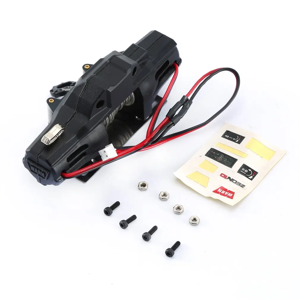 

Metal Automatic Double Motor Simulated Winch/Receiver For 1/10 RC Car Traxxas HSP Redcat Tamiya Axial SCX10 D90 Hpi Car
