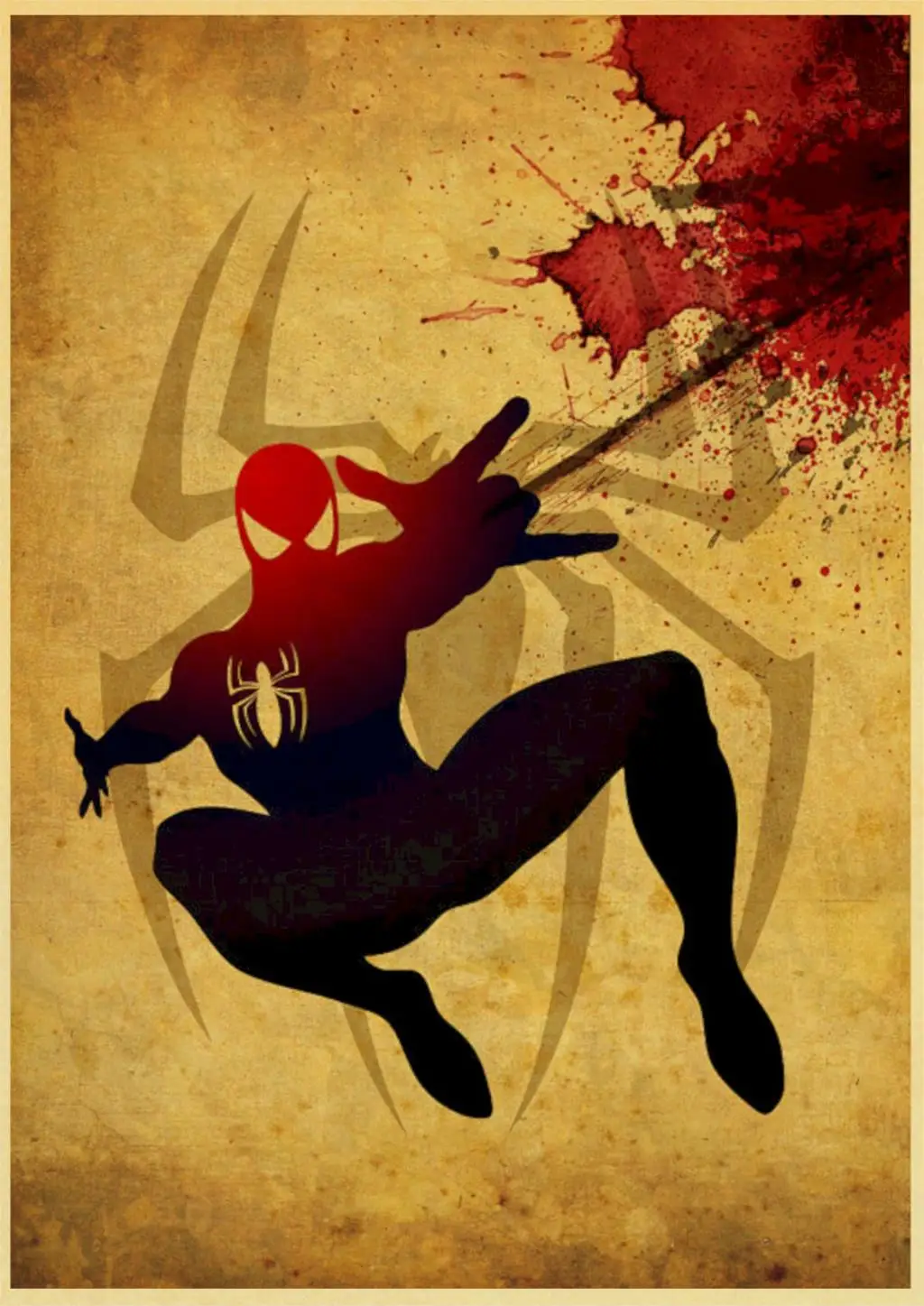 Винтажный постер Фильм Marvel супергерой Супермен Бэтмен плакаты крафт-бумага настенное искусство постер в стиле ретро домашний декор