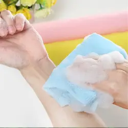 2pcs Body Scrubber Cloth Nylon Shower Exfoliating Scrub Sponge Towel Pad Skin Cleaner Brush Asian Exfoliating Bath Washcloth