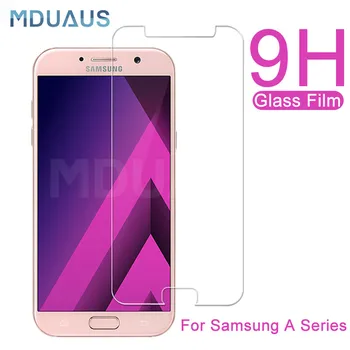 

9H Tempered Protective Glass on the For Samsung Galaxy A7 A5 A3 2015 2016 2017 A6 A8 Plus A9 2018 Screen Protector Glass Film