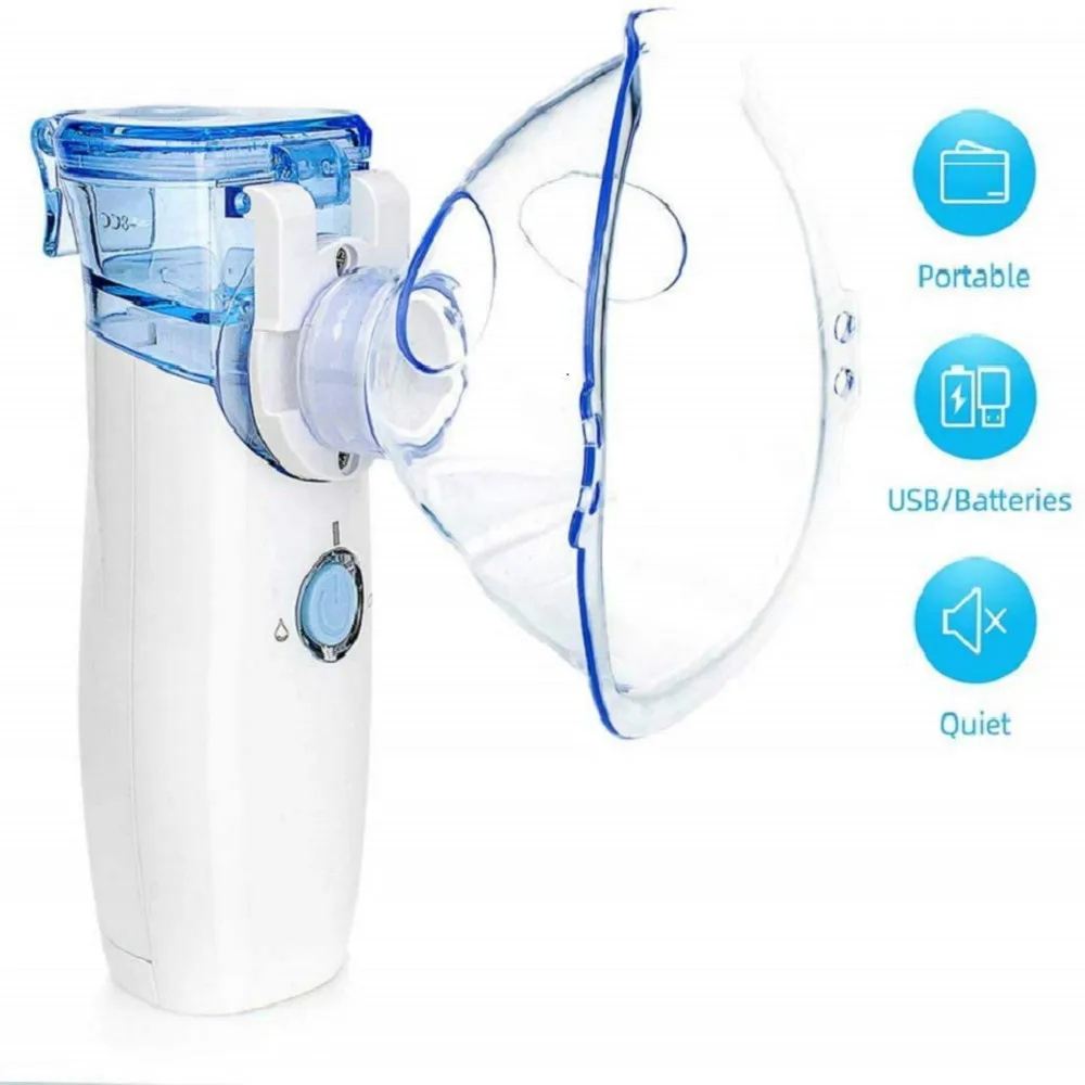 

Mini Handheld portable autoclean Inhale Nebulizer Mesh atomizer silent inhaler nebuliser inhalator for kids nebulizador