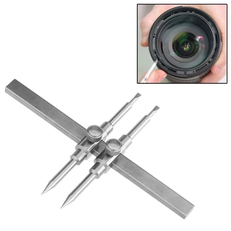 

1Set Dual Tip Stainless Steel Lens Spanner Wrench Opening Tool for DSLR Cameras