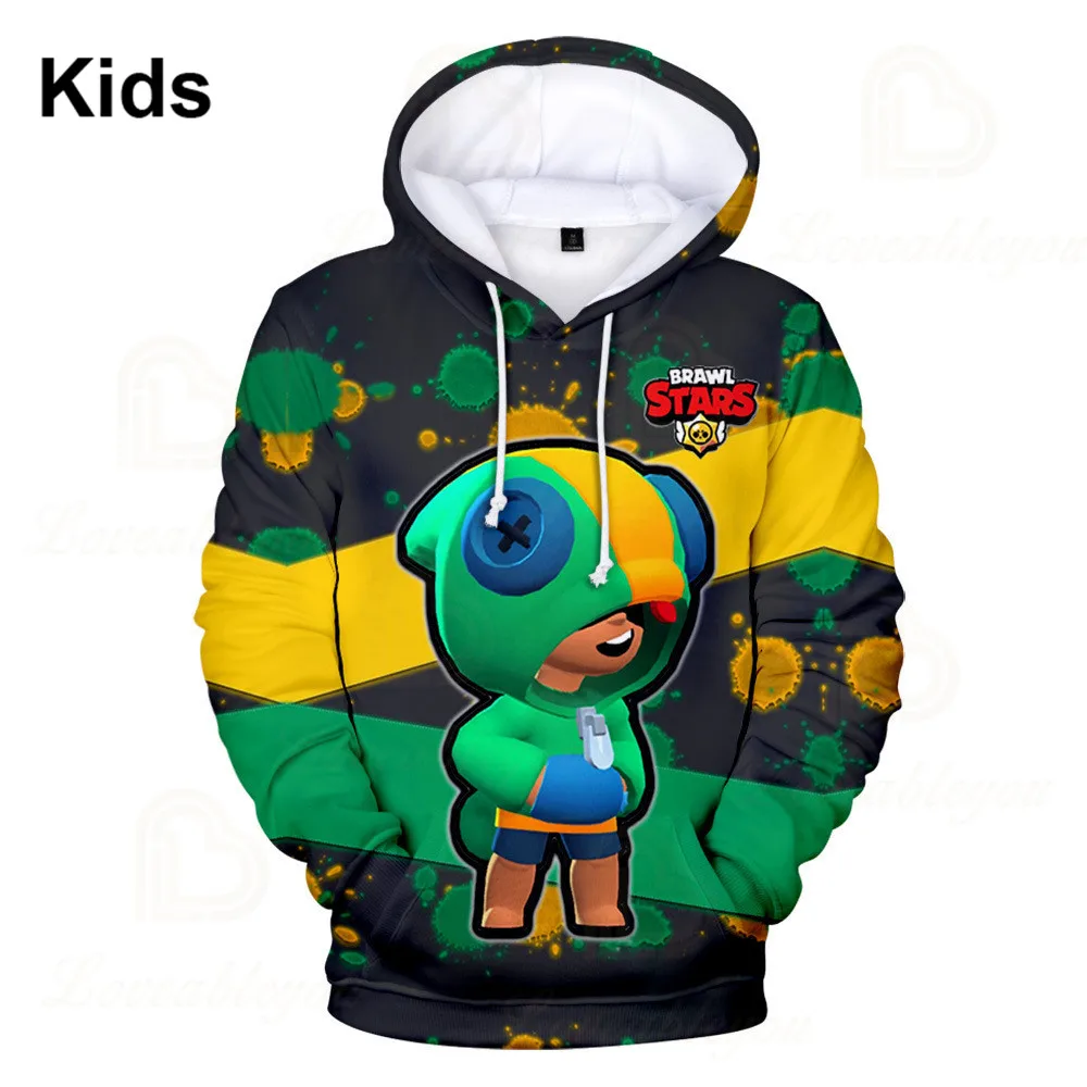 Los luchadores y Leon y estrella de los niños tiro sudadera de juego sudadera niños niñas Harajuku chaqueta de manga larga abrigo de ropa de bebé