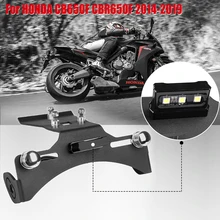Держатель номерного знака светодиодный свет для HONDA CB650F CBR650F мотоцикл ХВОСТ Tidy Fender Eliminator
