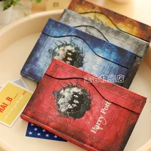 Японский Корейский долина Гарри Поттер Магнитный защелкивающийся Ноутбук Ретро ноутбук путешествия ЭТА цветная страница жесткий копия ноутбука