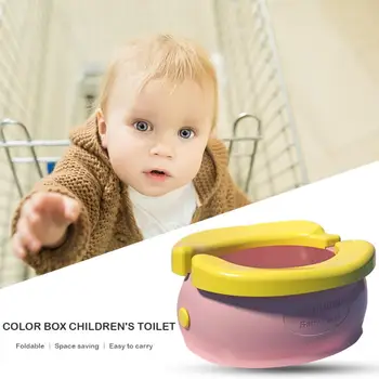 

Foldaway Toilet with Sufficient Enduring Ruggedness Portable Baby Infants Urinal Outdoor Travel Potty with Poop Bags